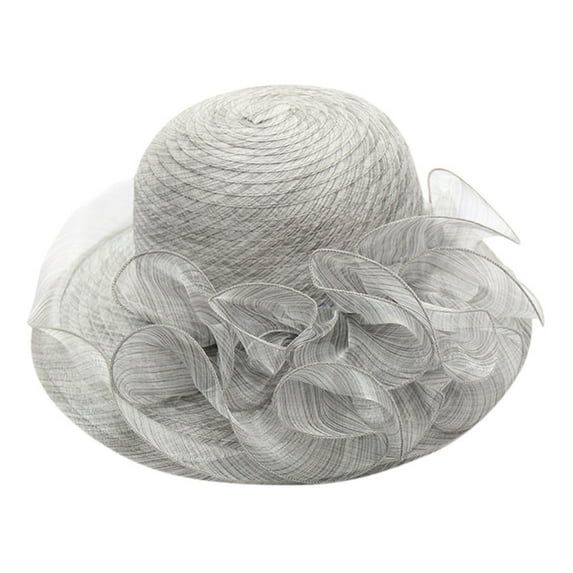 Clearance! Audhol Easter Hats for Women Party Wedding Tea Fascinator Women's Hat Bridal Baseball Caps Kentucky Derby Hats for Women Light Gray One Size