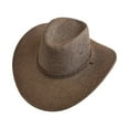 thumbnail image 1 of Audhol Panama Hat Men Men's Summer Sun Hat Panama Hat Men's Hat Beach Sun Hat Sun Jazz Hat British Top Hat Sun Hat Summer Hat Fedoras for Men Coffee One Size, 1 of 4