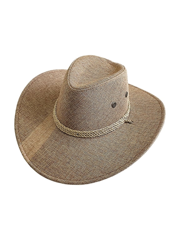 Panama Hat Men Men's Summer Sun Hat Panama Hat Men's Hat Beach Sun Hat Sun Jazz Hat British Top Hat Sun Hat Summer Hat Fedoras for Men Khaki One Size