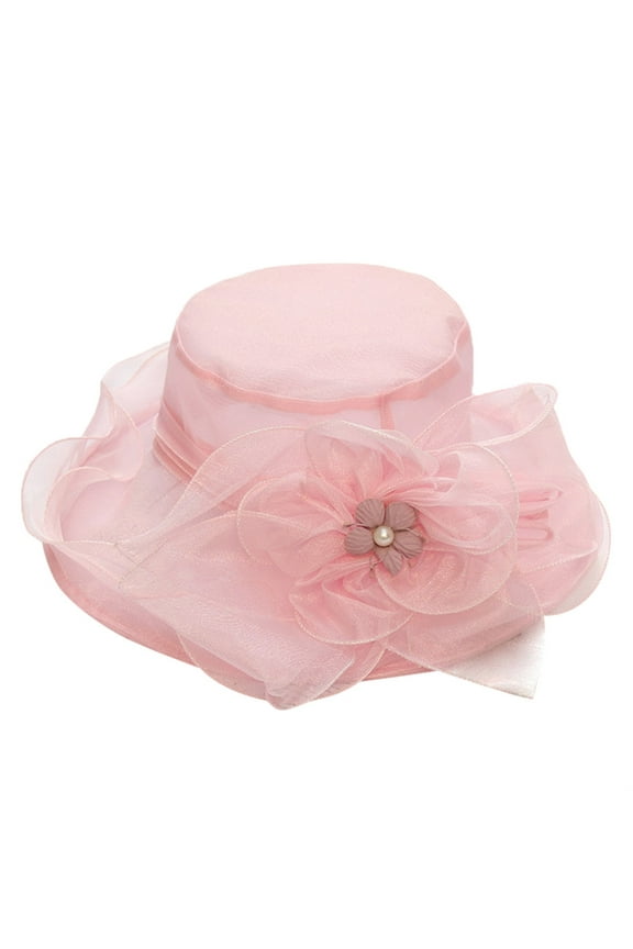 Clearance! Audhol Tea Party Hats for Women Women's Kentucky Fascinator Bridal Tea Party Wedding Hat Derby Hats for Women 2025 Pink One Size