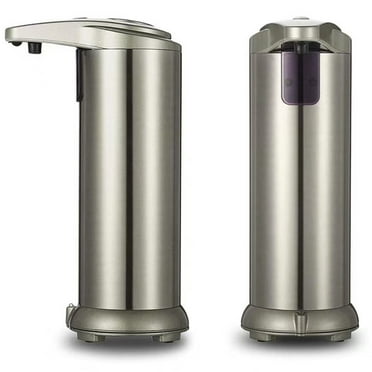 Clearance!! Automatic Soap Dispenser Stainless Steel Touchless Soap Dispenser with 3 Adjustable Levels Equipped Infrared Motion Sensor and Base Smart Soap Dispenser for Bathroom Kitchen