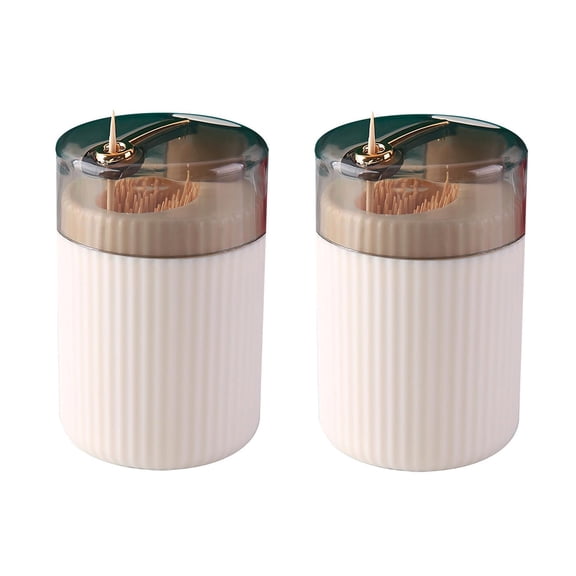 Clearance Automatic Toothpick Dispenser 2024 - Lights Style, ABS Material, Transparent Lid, and Easy to Clean