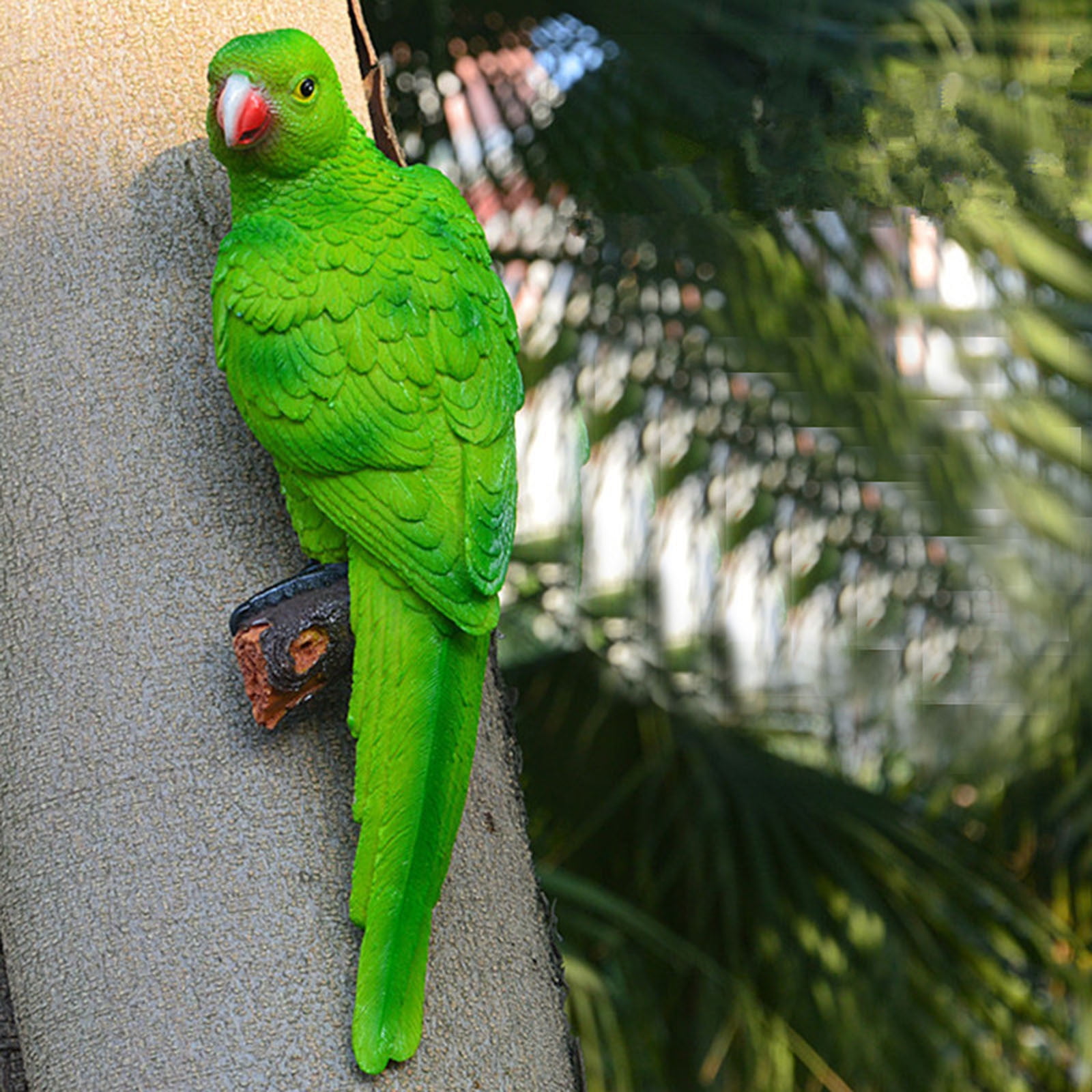 Clearance! Awuniuwa Garden Supplies Hanging Parrot Statue In Courtyard