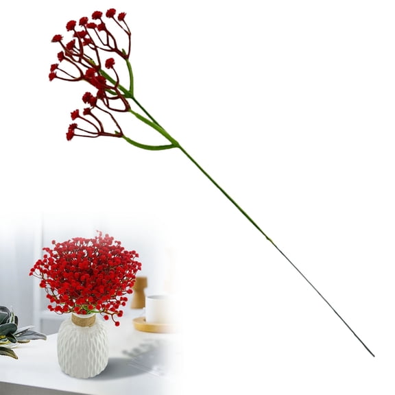 Clearance BANEX Flowers For Artificial Tiny Faux Wedding Bouquet Decorations Flower Stems Lilac Flowers Floral Party Decorations Lilacs Artificial Flowers Clearance Sales Red