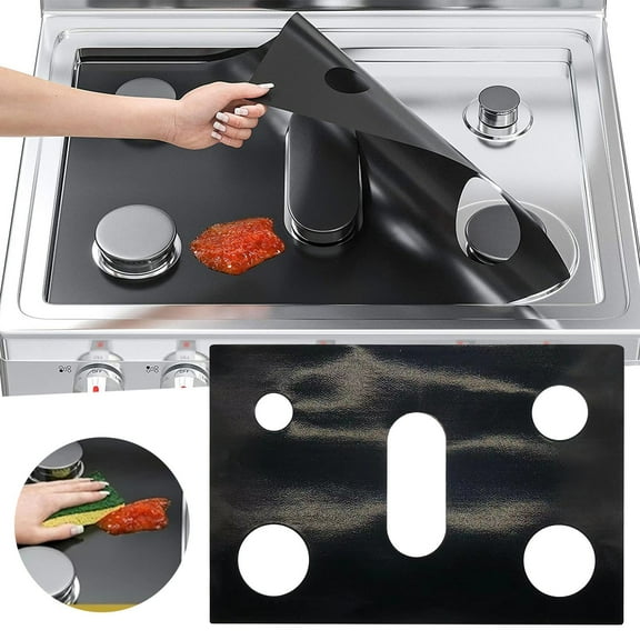 Clearance BBQ Mat & Fire Mat under $5 Stove Mat Stove Protector Cover Stove Protector Kitchen Stove Stove Burner Cover Reusable Stove Liner Stove Guard Protector