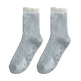 thumbnail image 1 of Clearance!BKQCNKM Fuzzy Socks for Women Cozy Socks for Women Warm Socks for Women Winter Socks Home Tube Socks Coral Fleece Thickened Warm Floor Socks Fluffy Socks Gray, 1 of 3
