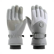 BKQCNKM Ski Gloves for Cold Weather Warm Windproof Rainproof Cold Proof Ski Riding Warm Gloves for Cycling Running Hiking Activities Winter Gloves Beige One Size