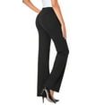 thumbnail image 1 of BKQCNKM Trousers for Women,womens Dress Pants,business Casual Pants for Women,stretchy Dress Pants with Pockets Regular for Work Business,plus Size Pants for Women,Black S, 1 of 6