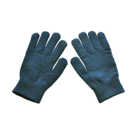 BKQCNKM Winter Accessories Gloves for Cold Weather Warm Gloves Men's and Women's Winter Thick Warm Knitted Gloves Cycling Gloves Light Blue 1