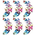 thumbnail image 1 of (Clearance) BNNG Butterfly Wall Decals - 72PCS 3D Butterflies Home Decor-Stickers, Removable Mural Decoration for Girls Living Room Kids Bedroom Bathroom Baby Nursery, Waterproof DIY Art, 1 of 5