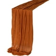 thumbnail image 1 of (Clearance) BNNG Cheesecloth Table Runner 35x118 Inch Boho Gauze Table Runner Rustic Cheese Cloth Long Table Runner Romantic Table Runner for Wedding Bridal Shower Birthday Party Table Decor, 1 of 9
