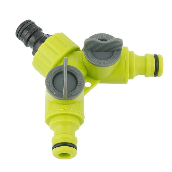 (Clearance) BNNG Hose Splitter, 2 Way, Garden Hose Splitter, Faucet Splitter, Outdoor Faucet Splitter, Y Way Adapter for Water Hose, Water Spigot Splitter with Shut off Valve