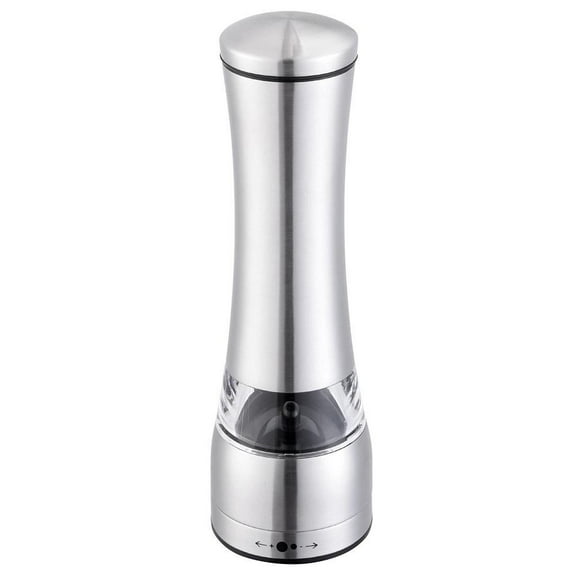 (Clearance) BNNG Manual Pepper Grinder - Easy Grip Pepper Mill Grinder or Salt Grinder Refillable - Stainless Steel Peppercorn Grinder with Upgraded Grinding Precision Restaurant Home Kitchen Tool
