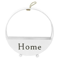 (Clearance) BNNG Metal Wall Planter,Round Hanging Wall Vase Planters for Succulents |Flower Pot Wall Planters for Plants,Succulent Plants, Small Cactus and More,Home Wall Decor |White Color