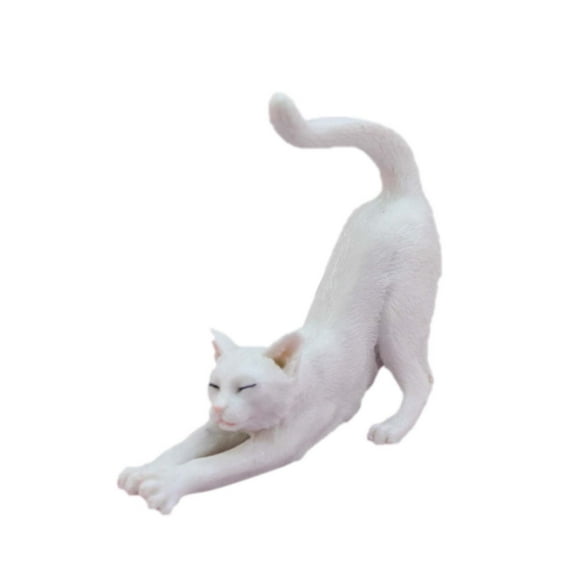 (Clearance) BNNG Miniature Hanging Cat Figurines Flower Pot and Vase Hugger Cute Resin Cute Bonsai Terrarium Edge Decor Planter Pot Hanger Fairy Garden Ornaments