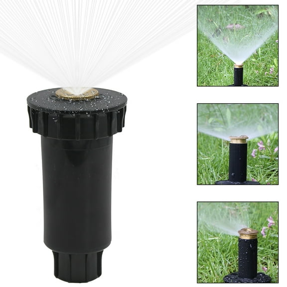 (Clearance) BNNG Retractable Buried Telescopic Sprinklers for Yard,Automatic Water Sprinkler,Adjustable Brass Lawn Sprinklers for Yard 360 Degree for Grass Patio Garden Irrigation