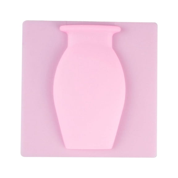 (Clearance) BNNG Silicone Flower Vase, Decorative Wall Mounted Vase, Reusable, Hydroponics Planter, Hanging Decor, Fridge Sticker, Office Wedding Bathrooms