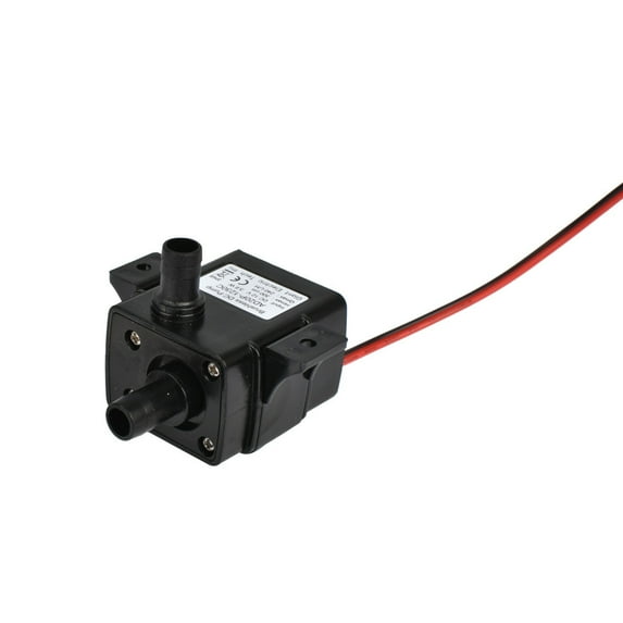 (Clearance) BNNG Solar Water Pump, Sun-Powered Submersible Water Fountain Outdoor Feature, 12-Watt Solar Panel (12V), Small Fountain Pump, Water Feature, Hydroponics & Gardening Projects (Black)