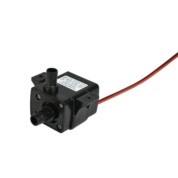 (Clearance) BNNG Solar Water Pump, Sun-Powered Submersible Water Fountain Outdoor Feature, 12-Watt Solar Panel (12V), Small Fountain Pump, Water Feature, Hydroponics & Gardening Projects (Black)