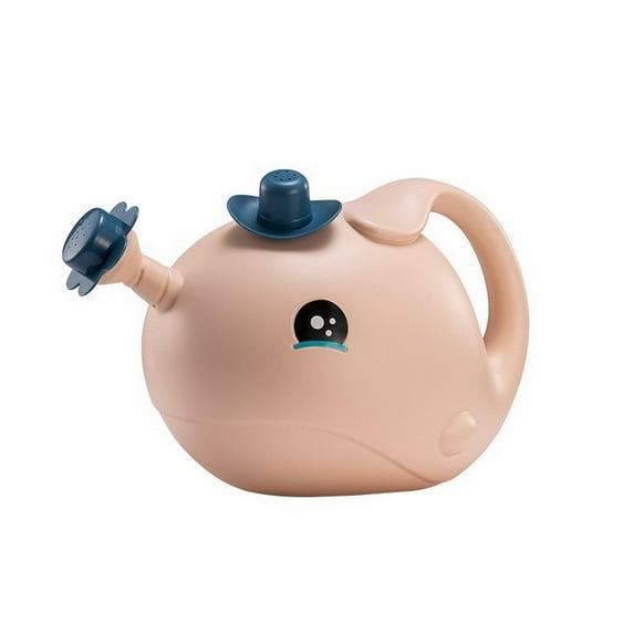(Clearance) BNNG Watering Can for Kids Bath Toys Cartoon Plastic Small Watering Can with Handles Small Watering Pot Play Sand Toys for Childrens Garden Home Outdoor Sand Beach Playing