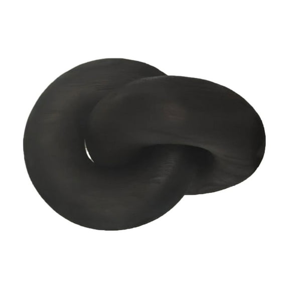 BNNG Wood kont Decor Coffee Table Decor for Living Room, Wood Chain Link Decor, Hand Carved Decoration for Home, Modern Farmhouse, Boho and Shelf Object