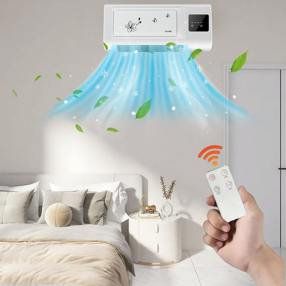 Clearance! BOBOMOTI Window Air Conditioner, Air conditioners Window Unit with Remote, Portable Wall Mount Air Conditioner for Bedroom