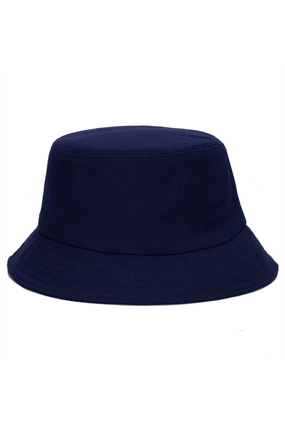 Casual Fisherman Hat, Navy Jelly Color Bucket Hat – Transparent Pvc for Festivals, Beach & Summer Looks | Foldable | 56-58Cm One Size