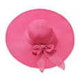 thumbnail image 1 of Clearance! Baberdicy Cap Wide WomenâS Hat Sun Eaves Beach Hat Fisherman Sun Breathable Baseball Caps Hot Pink, 1 of 2