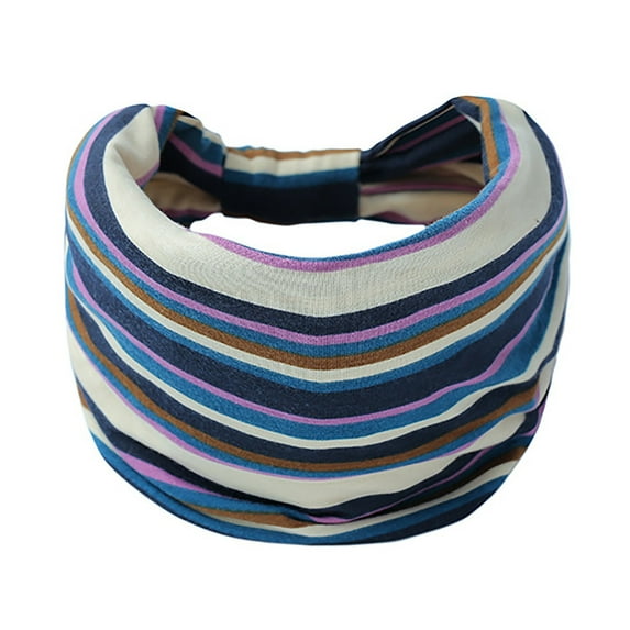 Baberdicy Head Wraps for Women's Hair European and American Printed Floral Headband Double Layer Wide Edge Headband Hair Adornment Sports Headband Headwraps Camouflage