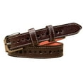 thumbnail image 1 of Clearance! Baberdicy Fashion Ladies Men Leather Belts Jeans Belt Hollow Lesisure Belts Wine, 1 of 3