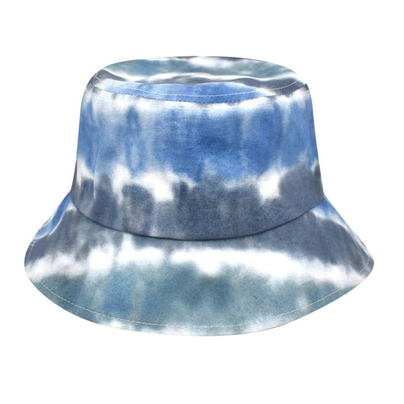 Clearance Baberdicy Hat Big Deal New Spring and Summer Basin Hat Tie Dyed Fisherman Hat Foreign Trade Women Outdoor Leisure Spring Outing Sun Protection