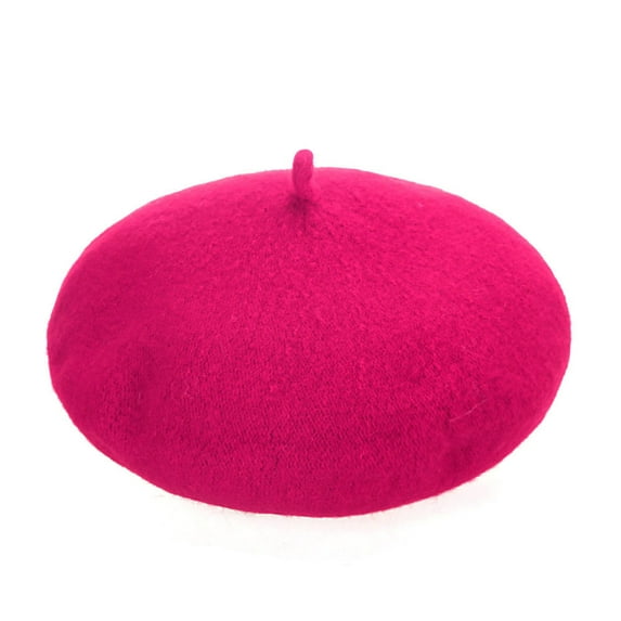 Clearance! Baberdicy Hat Dome Kids Girls Beret Baseball Caps Hot Pink