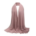 thumbnail image 1 of Clearance! Baberdicy Hijab for Muslim Women Long Headscarf Islamic Scarf Turban Pashmina Shawl Purple, 1 of 4