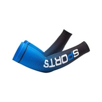 Clearance! Baberdicy Men and Women Summer Outdoor Sunscreen Sports Ice Sleeve Arm Guard Detachable Sleeves Blue