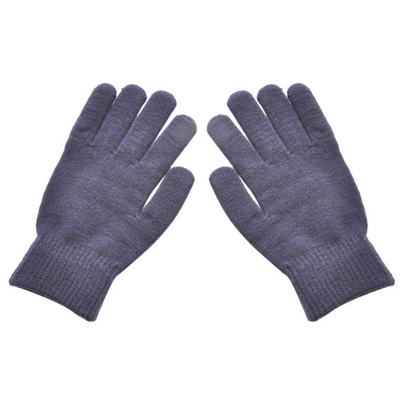 Clearance! Baberdicy Men's and Women's Knitted Woolen Gloves, Winter Riding Warm and Fleece Gloves I