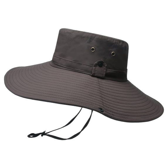Clearance! Baberdicy Mens Waterproof Outdoor Sun Protection Breathable Fisherman Cap Foldable Hat Coffee