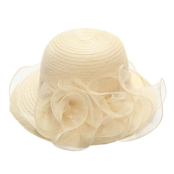 Clearance! Baberdicy Party Wedding Tea Fascinator Women's Hat Bridal Baseball Caps Yellow