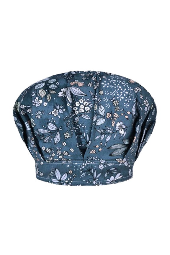 Clearance! Baberdicy Scrub Cap with Buttons Bouffant Hat with Sweatband for Womens and Mens F