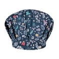 thumbnail image 1 of Clearance! Baberdicy Scrub Cap with Buttons Bouffant Hat with Sweatband for Womens and Mens G, 1 of 2