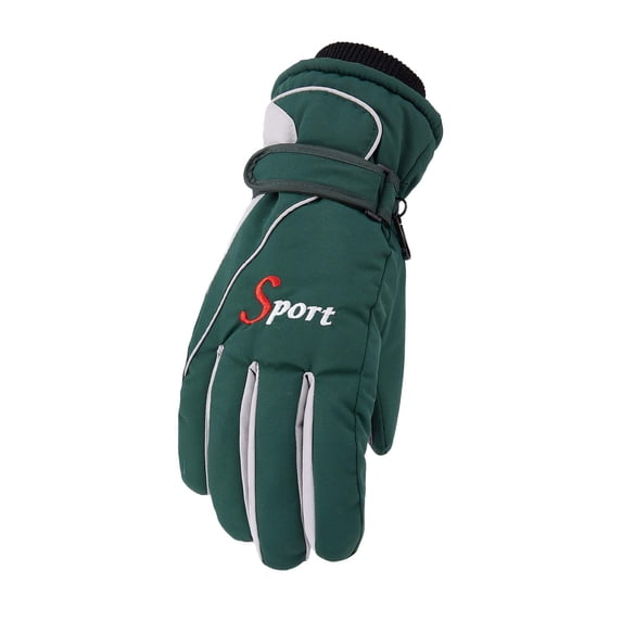 Baberdicy Gloves Big Deal Ski Gloves Cotton Men's and Women's Winter Cold Proof Thickened Warm Screen Non Slip Waterproof Braised Gloves Clearance!