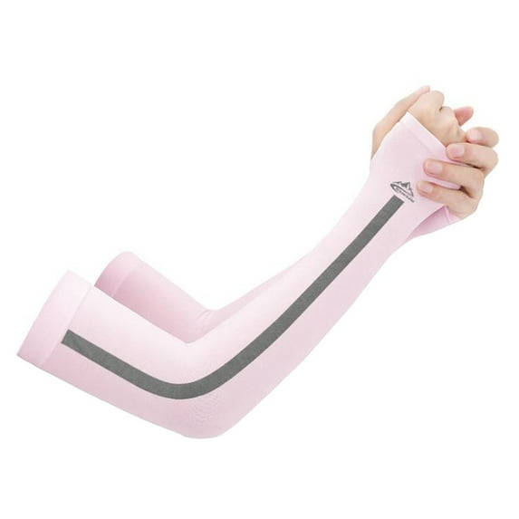 Clearance! Baberdicy Unisex Sport Arm Sleeves Gloverssun Protect Basketball Sunscreen Riding Sleeve Pink