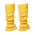 thumbnail image 1 of Clearance! Baberdicy Warm Woolen Hosiery Sleeves for Women and Adults in Winter Leg Sleeves for Autumn and Winter Knitted Leg Sleeves in Color Yellow, 1 of 4