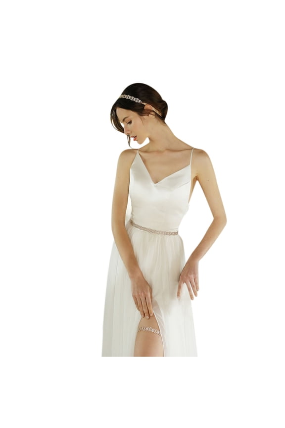 Clearance! Baberdicy Wedding Bridal Belt Crystal Rhinestone Belt Bridesmaid Dress Sash for Women Accessories Dress Matching Rose Gold