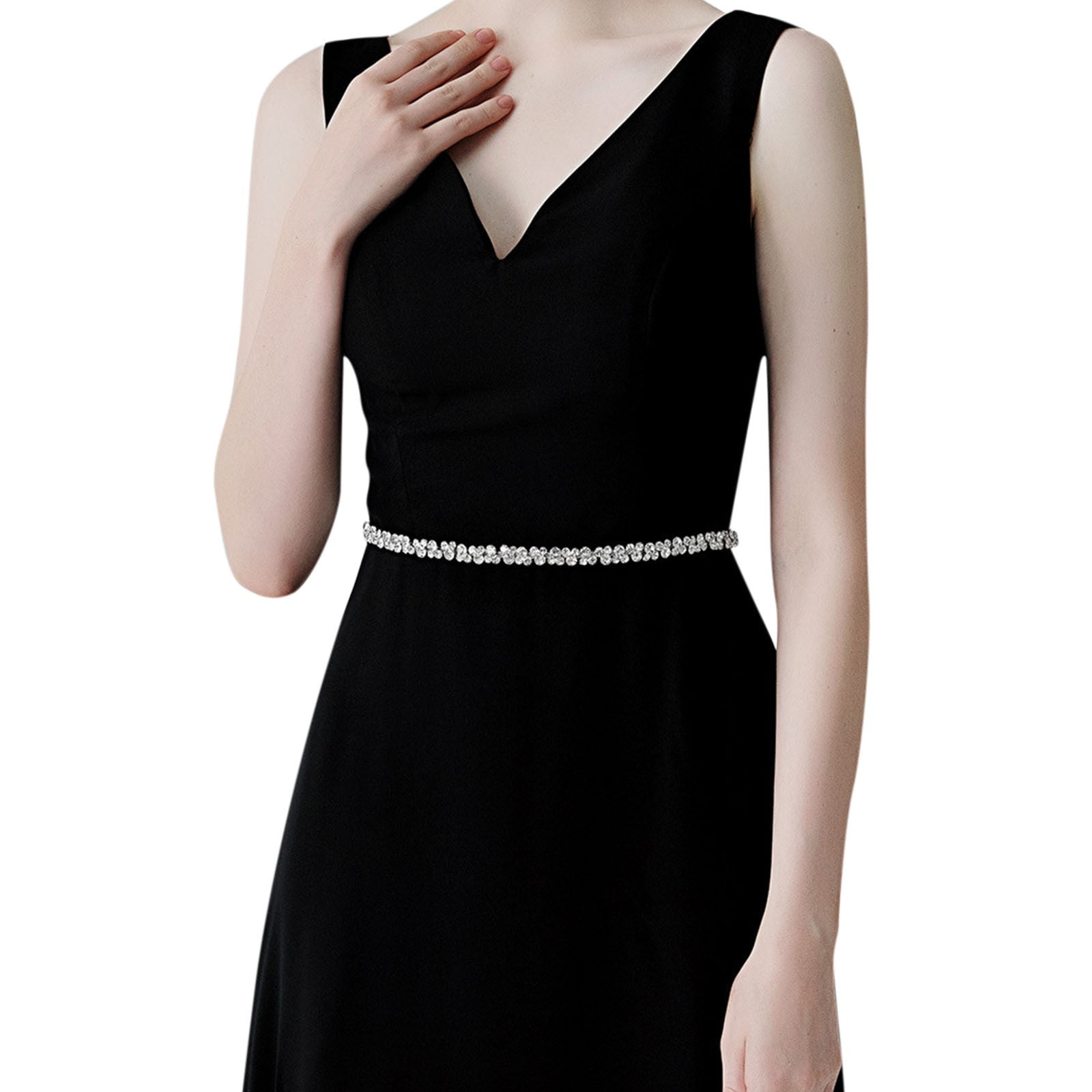 Clearance! Baberdicy Wedding Bridal Belt Crystal Rhinestone Belt Bridesmaid  Dress Sash for Women Accessories Dress Matching Silver - Walmart Business  Supplies