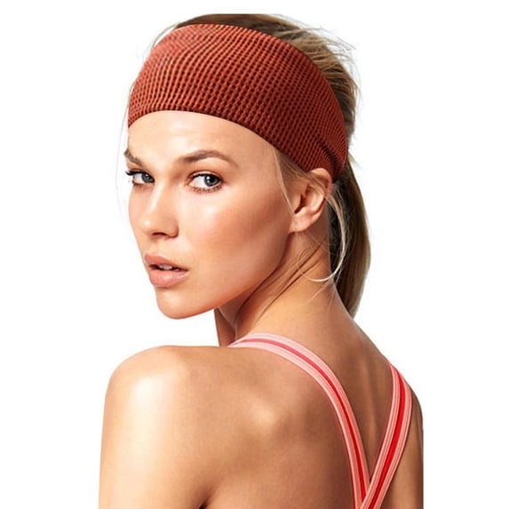 Clearance! Baberdicy Wide Headbands for Women Headbands for Girls Boho Headband Knotted Solid Yoga Sports Elasticity Fashion Headband Orange