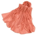 thumbnail image 1 of Clearance! Baberdicy Women Fashion Chiffon Long Scarf Muslim Hijab Arab Wrap Shawl Headwear Orange, 1 of 3