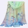 thumbnail image 1 of Clearance! Baberdicy Women Fashion Jacquard Cotton Parisian Stripe Shawl Soft Beach Towel Scarf H, 1 of 2