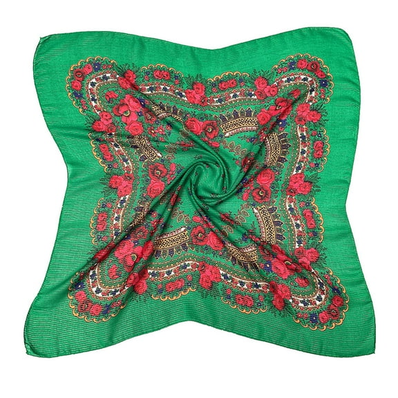 Clearance! Baberdicy Women Lady Muslim Flower Print Folk-Custom Square Scarf Wrap Shawl Travel Scarve Mrp