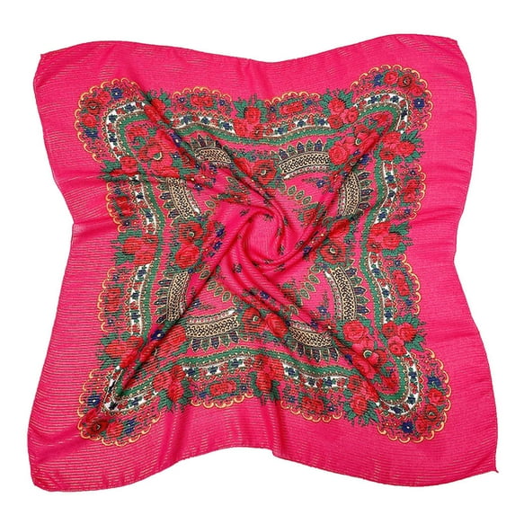 Clearance! Baberdicy Women Lady Muslim Flower Print Folk-Custom Square Scarf Wrap Shawl Travel Scarve Mrq