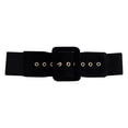 thumbnail image 1 of Clearance! Baberdicy Women's Fashion Versatile Solid High End Decorative Belt Black, 1 of 3